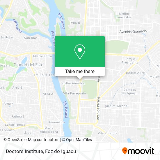 Doctors Institute map