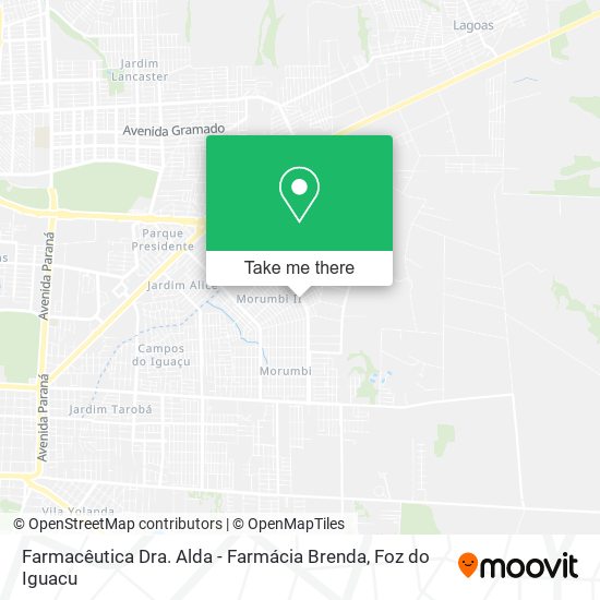 Farmacêutica Dra. Alda - Farmácia Brenda map