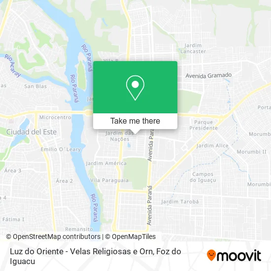 Luz do Oriente - Velas Religiosas e Orn map