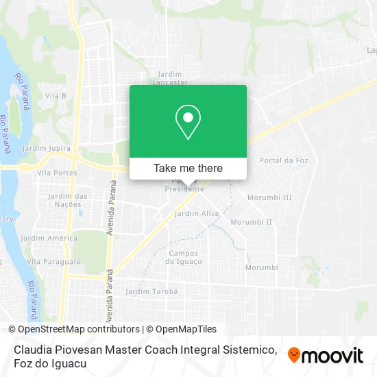 Claudia Piovesan Master Coach Integral Sistemico map