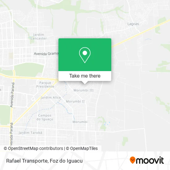 Rafael Transporte map