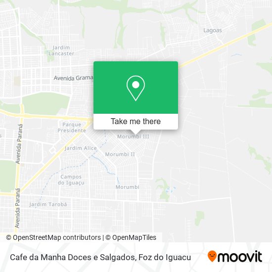Cafe da Manha Doces e Salgados map