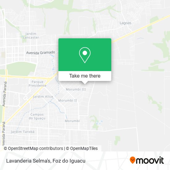 Lavanderia Selma's map