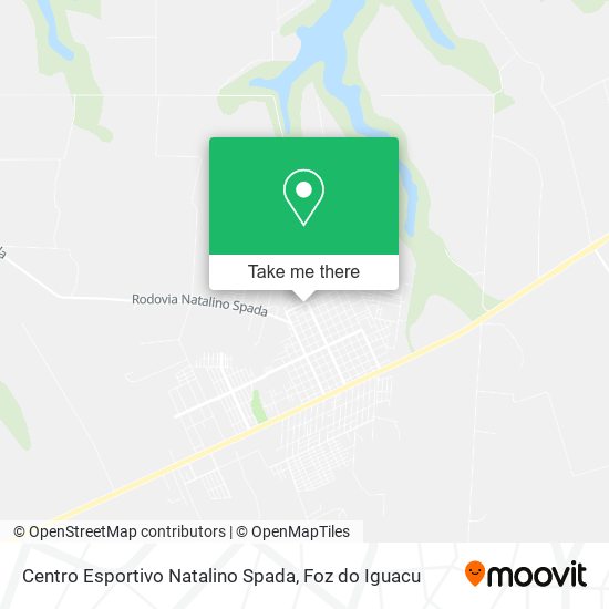 Centro Esportivo Natalino Spada map