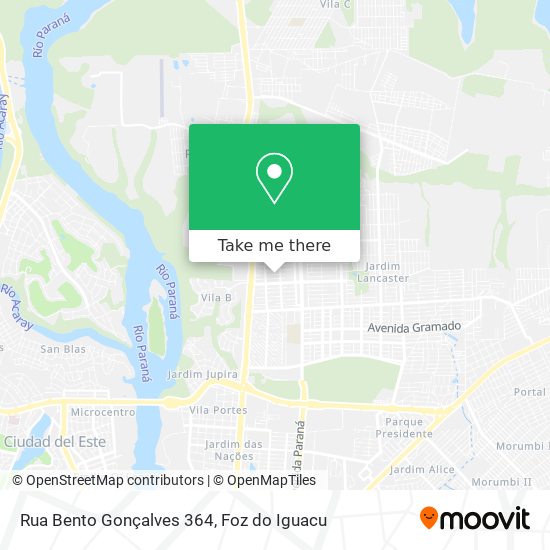 Rua Bento Gonçalves 364 map