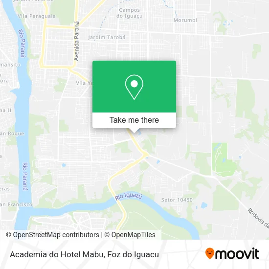 Academia do Hotel Mabu map