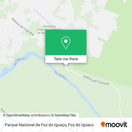 Parque Nacional de Foz do Iguaçu map