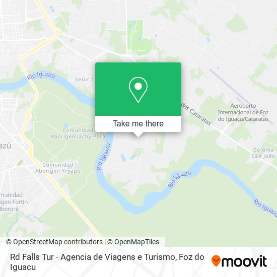 Rd Falls Tur - Agencia de Viagens e Turismo map
