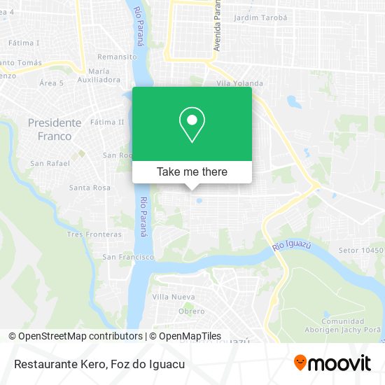 Restaurante Kero map