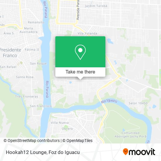 Hookah12 Lounge map