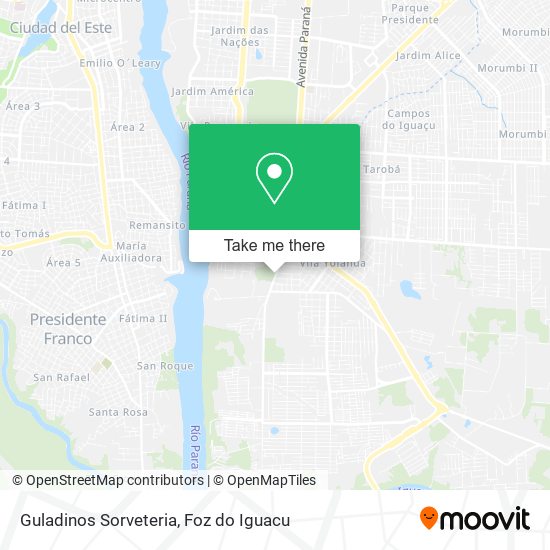 Guladinos Sorveteria map