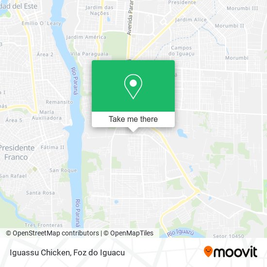 Iguassu Chicken map