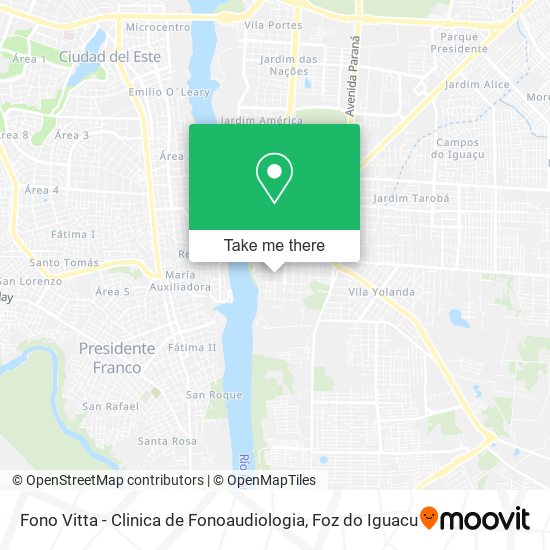 Fono Vitta - Clinica de Fonoaudiologia map