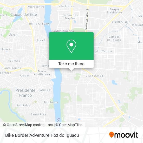 Bike Border Adventure map