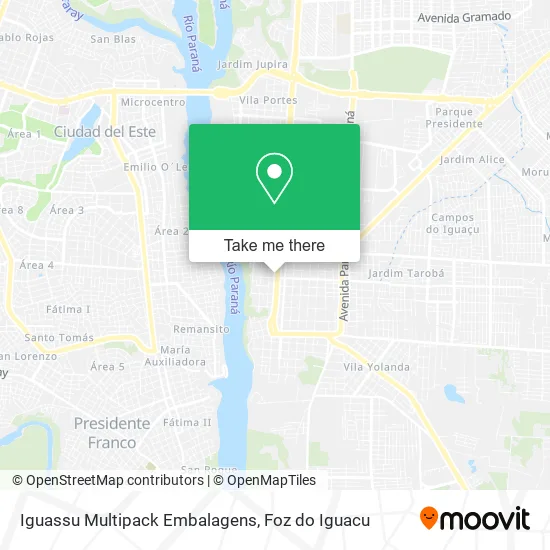 Iguassu Multipack Embalagens map