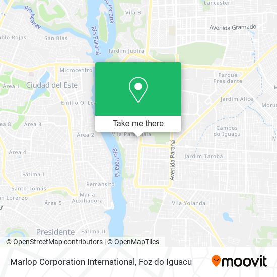 Marlop Corporation International map