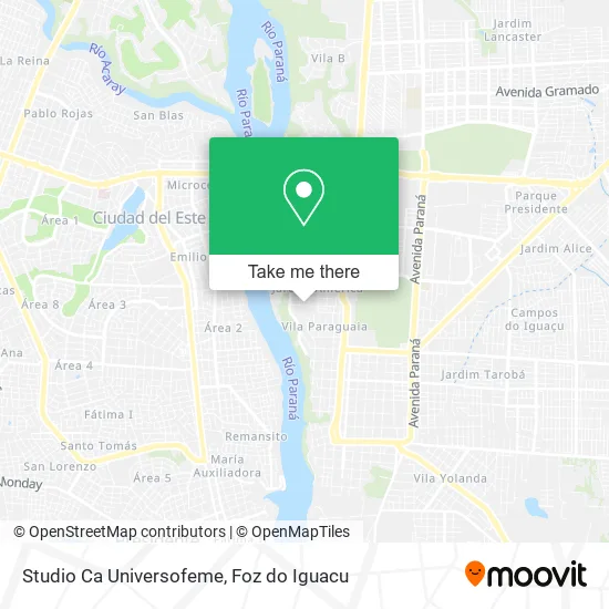 Studio Ca Universofeme map