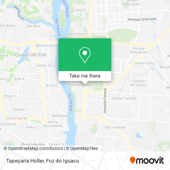 Tapeçaria Holler map