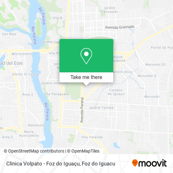 Clínica Volpato - Foz do Iguaçu map