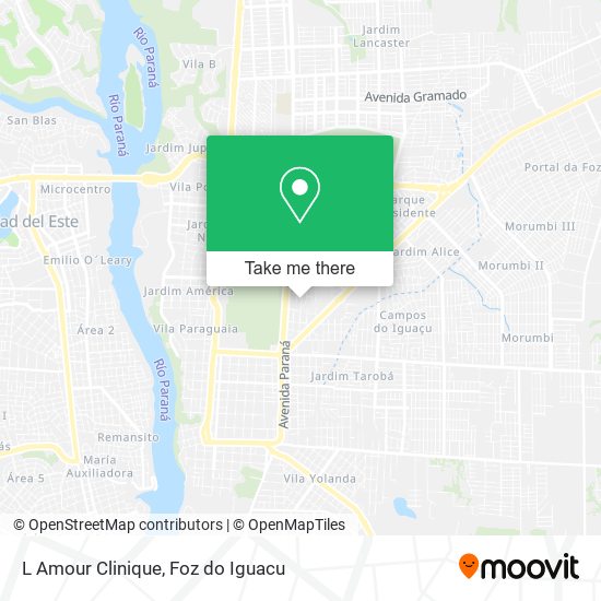 L Amour Clinique map