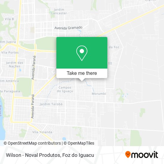 Wilson - Noval Produtos map