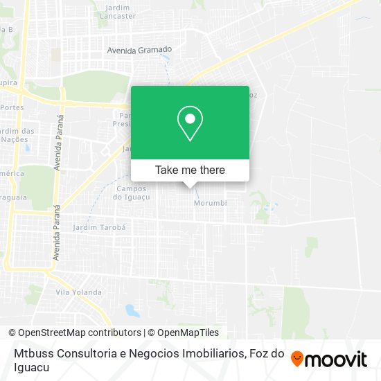 Mtbuss Consultoria e Negocios Imobiliarios map
