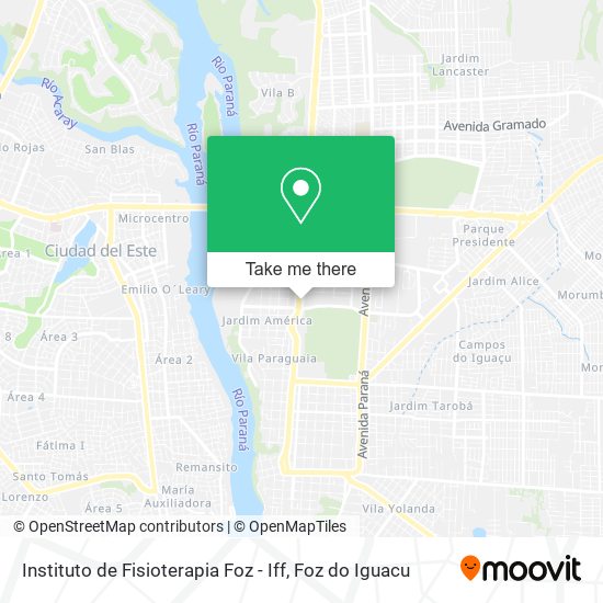 Instituto de Fisioterapia Foz - Iff map