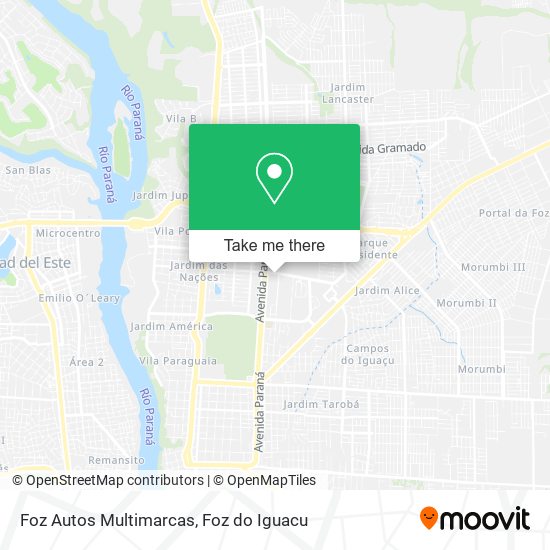 Foz Autos Multimarcas map