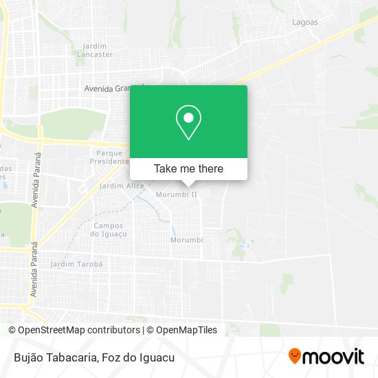 Bujão Tabacaria map
