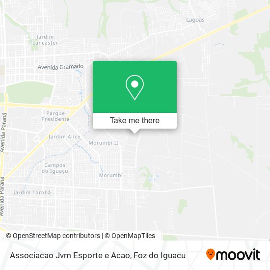 Associacao Jvm Esporte e Acao map