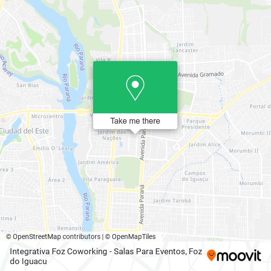 Integrativa Foz Coworking - Salas Para Eventos map