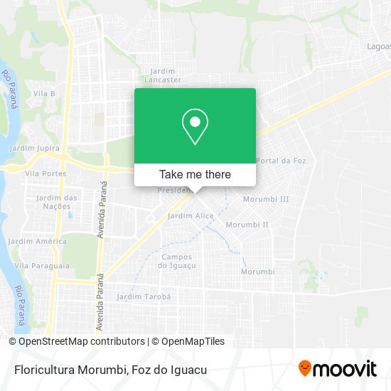 Floricultura Morumbi map