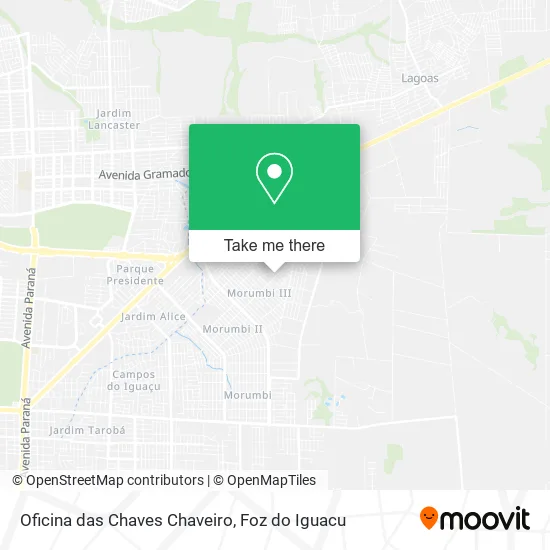 Oficina das Chaves Chaveiro map