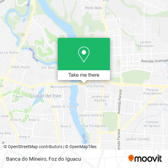 Mapa Banca do Mineiro