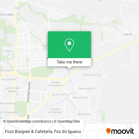 Fozz Burguer & Cafeteria map