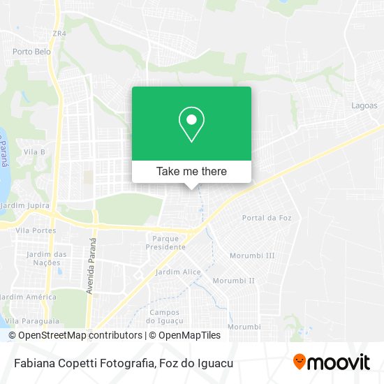 Mapa Fabiana Copetti Fotografia