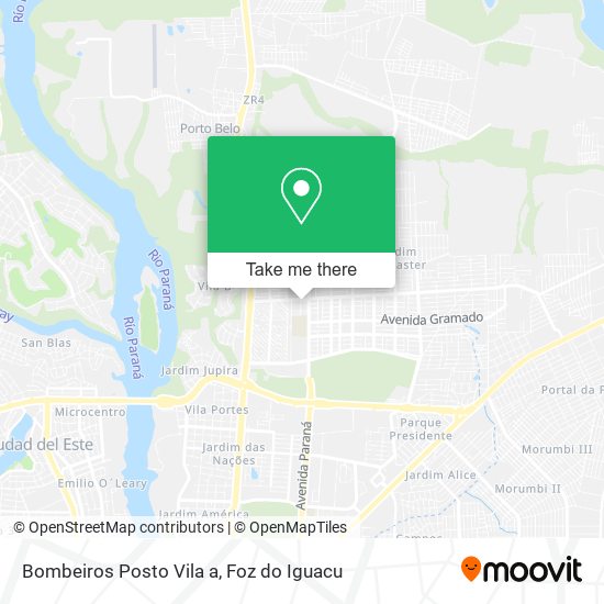 Bombeiros Posto Vila a map
