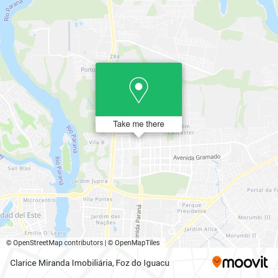 Mapa Clarice Miranda Imobiliária