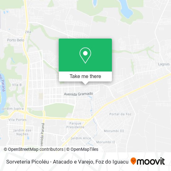 Sorveteria Picoléu - Atacado e Varejo map