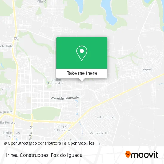 Irineu Construcoes map