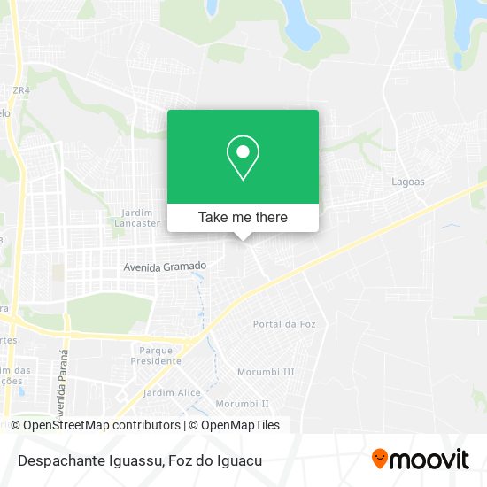 Despachante Iguassu map