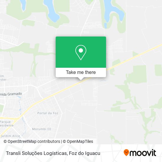 Transli Soluções Logísticas map