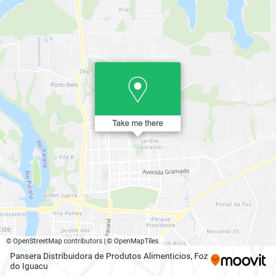 Pansera Distribuidora de Produtos Alimenticios map