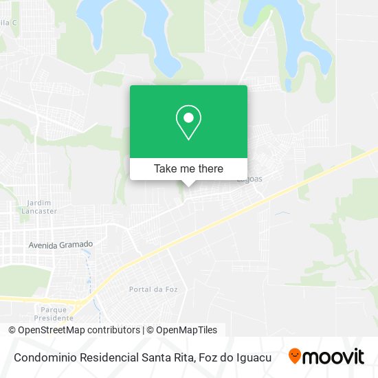 Mapa Condominio Residencial Santa Rita