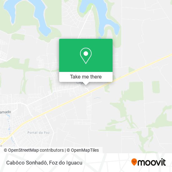 Cabôco Sonhadô map