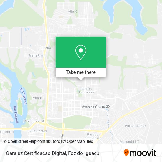 Garaluz Certificacao Digital map