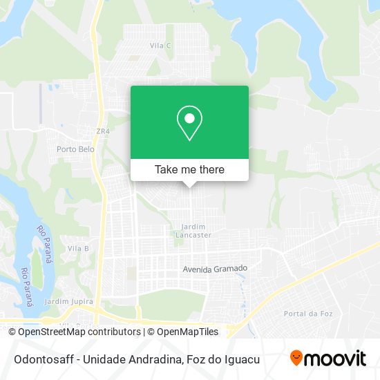 Odontosaff - Unidade Andradina map