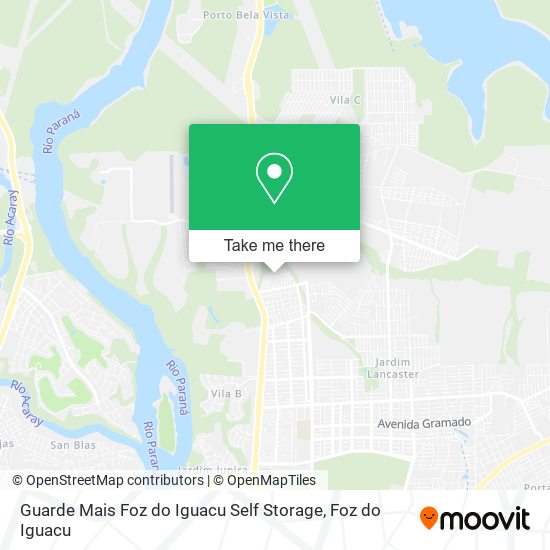 Guarde Mais Foz do Iguacu Self Storage map