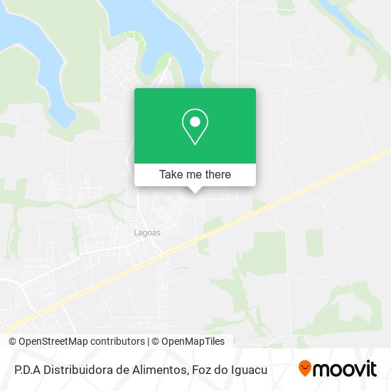 P.D.A Distribuidora de Alimentos map