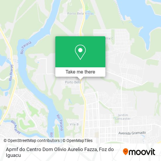 Apmf do Centro Dom Olivio Aurelio Fazza map